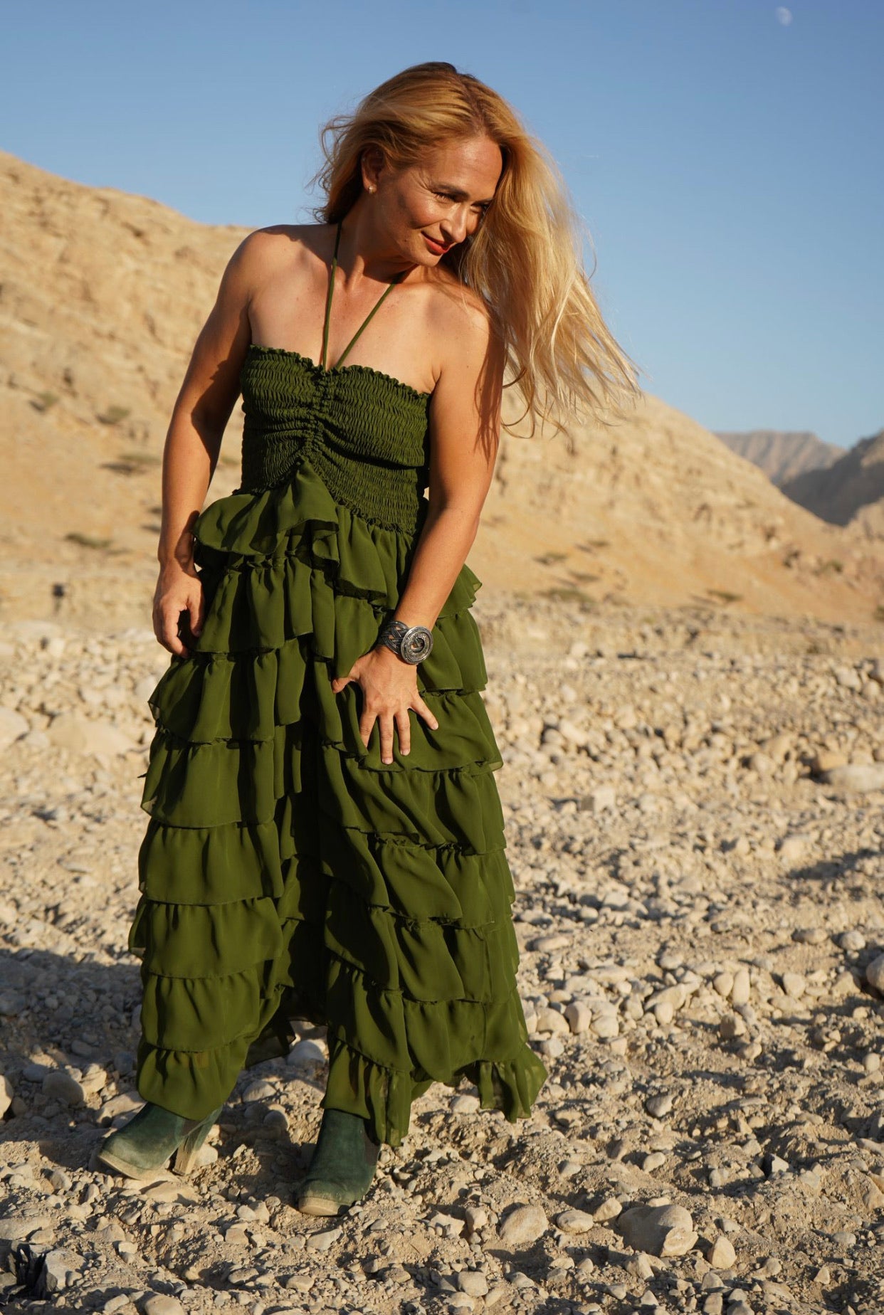 Liza Rara Midi Dress in Mother Earth ...